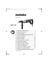 Metabo BDE 1100 Handleiding