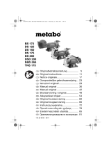 Metabo DS 150 de handleiding