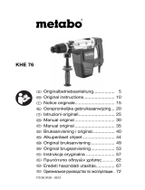 Metabo KHE 76 Handleiding