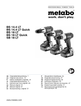 Metabo SB18LT 5.2 Gebruikershandleiding