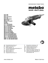 Metabo WE 14-150 Plus Handleiding
