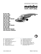 Metabo WX 22-230 de handleiding