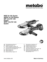 Metabo WPF 18 LTX 125 Quick IK Handleiding