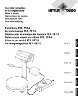 Mettler Toledo PS7, PS7-X Paint Scale Handleiding