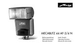 Metz mecablitz 44 AF-3 / 44 AF-4 Nikon de handleiding