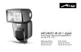Metz mecablitz 48 AF-1 digital Pentax de handleiding