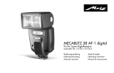 Metz mecablitz 58 AF-1 digital Canon Handleiding