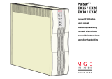 MGE UPS Systems EX10Rack Handleiding