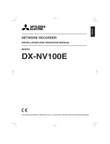 Mitsubishi DX-NV100E Handleiding