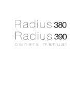 Monitor Radius 390 Gebruikershandleiding