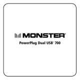 Monster Cable PowerPlug Dual USB 700 Gebruikershandleiding