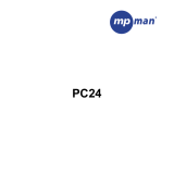 MPMan PC24 Handleiding