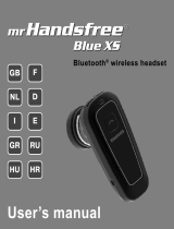 Mr. Handsfree blue XS Handleiding