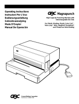 MyBinding GBC Magnapunch / 660ID Modular Punch Handleiding