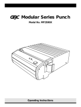 MyBinding GBC MP2500ix / 640ID Modular Punch de handleiding
