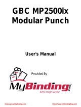 MyBinding GBC MP2500ix Modular Punch Handleiding