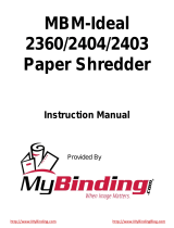 MyBinding MBM-Ideal 2360 2404 2403 Handleiding