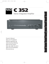 NAD Stereo Amplifier C 352 Handleiding