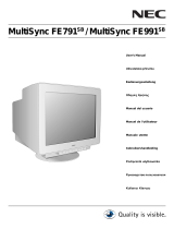 NEC MultiSync® FE791SB de handleiding