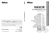 Nikon AF-S NIKKOR 85mm f/1.8G Handleiding