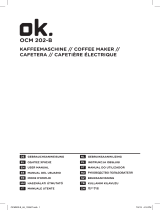 OK OCM 202 Kaffeemaschine Handleiding