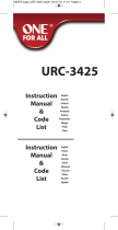 One For All URC-3425 Handleiding