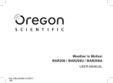 Oregon Scientific BAR200 / BAR200U / BAR200A Handleiding