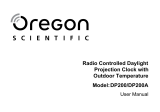 Oregon Scientific DP200 / DP200A Handleiding