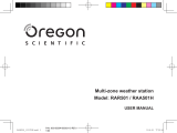Oregon Scientific RAR501 / RAA501H Handleiding