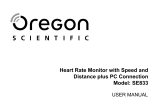 Oregon Scientific SE833 Handleiding