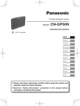 Panasonic STRADA CN-GP50N Handleiding