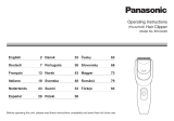 Panasonic ERGC20 de handleiding
