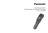 Panasonic ER-GP80 Operating Instructions Manual