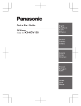 Panasonic KXHDV130 Snelstartgids