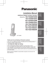 Panasonic KXTGA785EX Handleiding