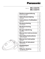Panasonic MC-CG476 Handleiding