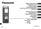 Panasonic RRXS600E Handleiding