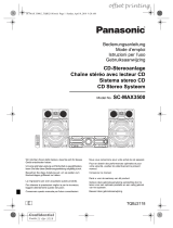 Panasonic SCMAX3500E Handleiding