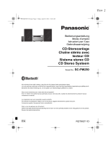 Panasonic Micro HiFi System SC-PM250EG-K Handleiding