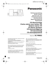 Panasonic SCPM602 de handleiding