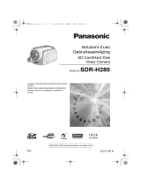 Panasonic sdr h280e s de handleiding