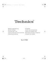 Technics SLC700E de handleiding