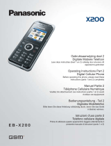 Panasonic X200 de handleiding