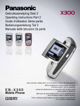 Panasonic X300 Handleiding