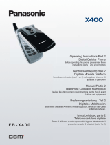 Panasonic X400 Handleiding