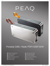 PEAQ PDR150BT - Portable DAB plus Radio de handleiding