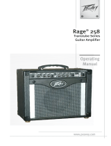 Peavey Rage 258 Guitar Combo Amp de handleiding