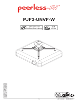 Peerless PJF3-UNVF-W Handleiding