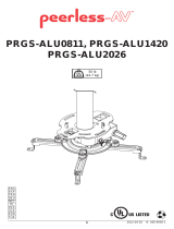 Peerless PRGS-ALU0811 Handleiding