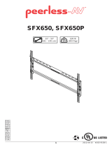 Peerless SFX650P Handleiding